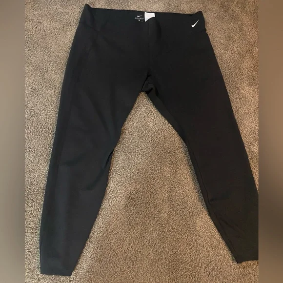 Women’s Plus Nike Black Leggings - Picture 3 of 15